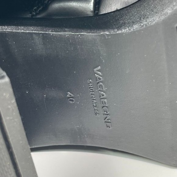 Vagabond Black Chunky Ankle Boots with Lace-Up Design - Picture 12 of 16